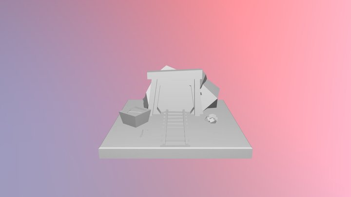 Mine Board Bame Piece 3D Model