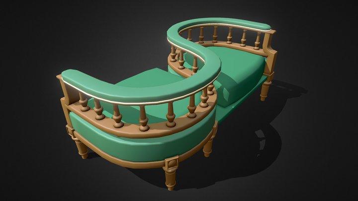 S chair 3D Model