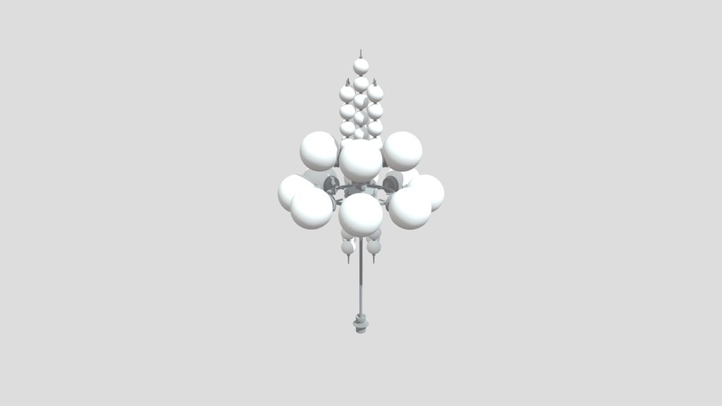 Glass Orb Chandelier