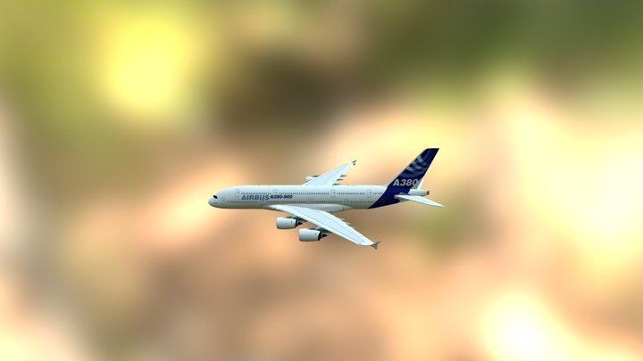 A380 3D Model