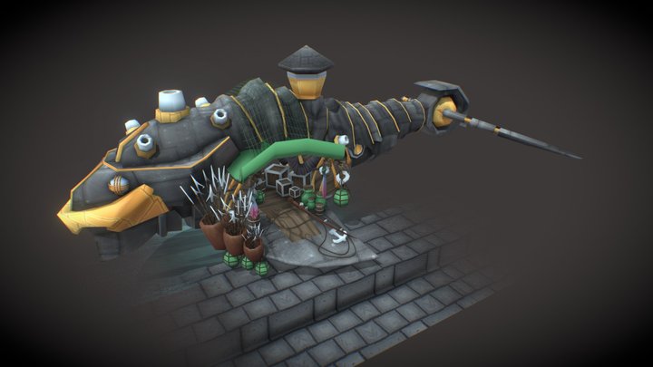 Game Art Exam - DAE bazaar 3D Model