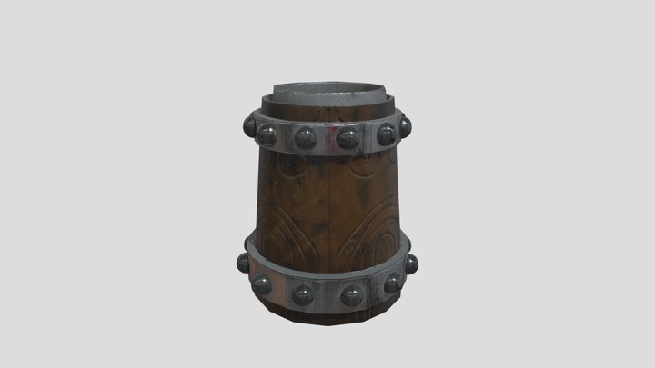Caneca_low_Retopologia 3D Model
