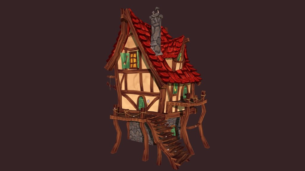 Bard's House - 3D model by Nayia Georgopoulou (@NayiaGeorgopoulou ...