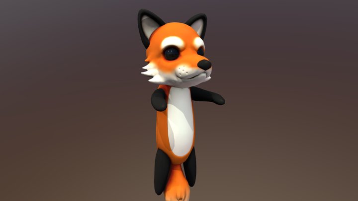 Fox Doll 3D Model