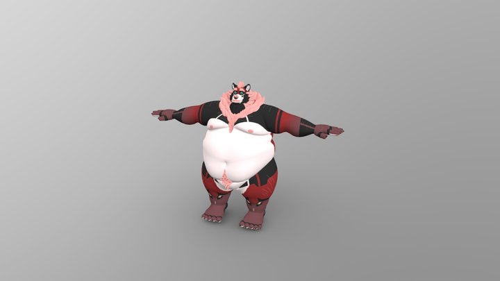 Fan art of HariyamaArt 3D Model