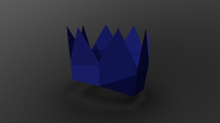 Blue Party 3D Model