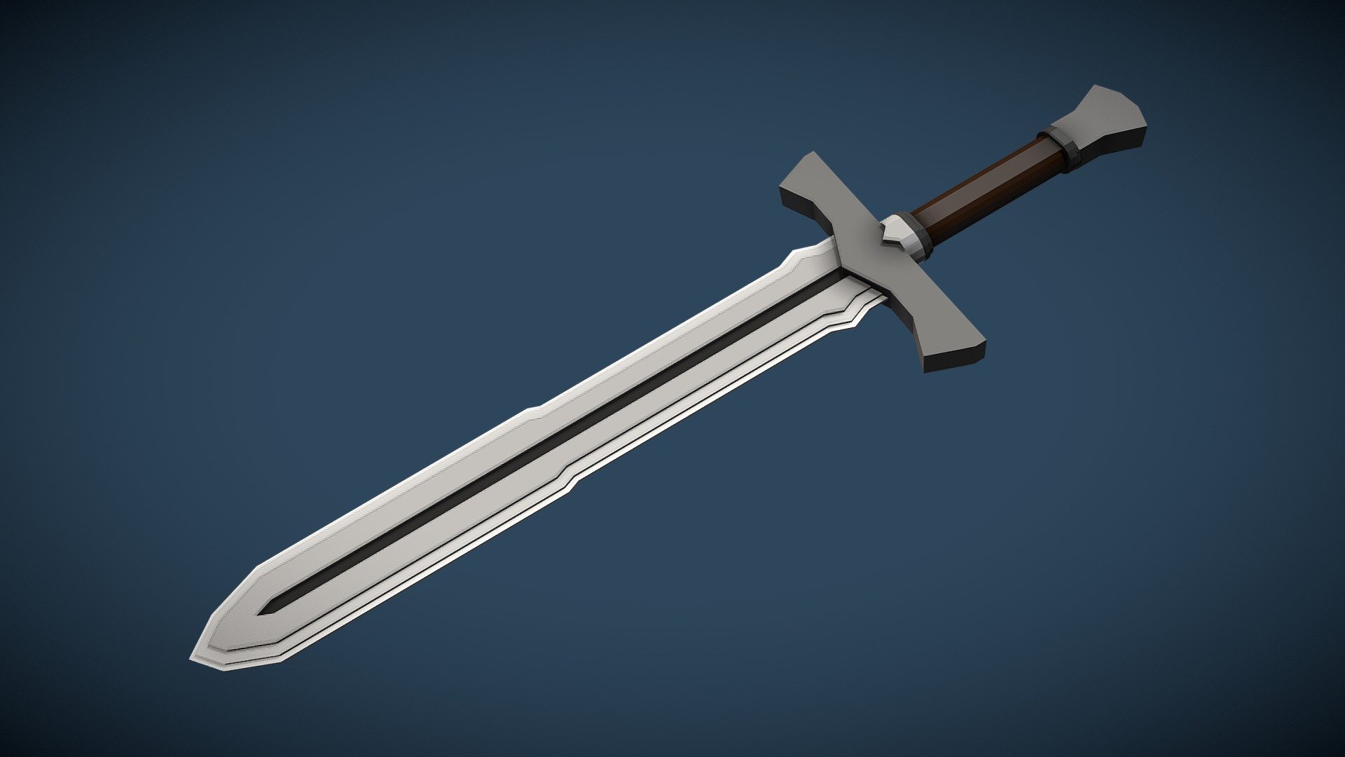 Simple Sword 3D model by VArtistry (Vahlgoul) [91a1ff8] Sketchfab