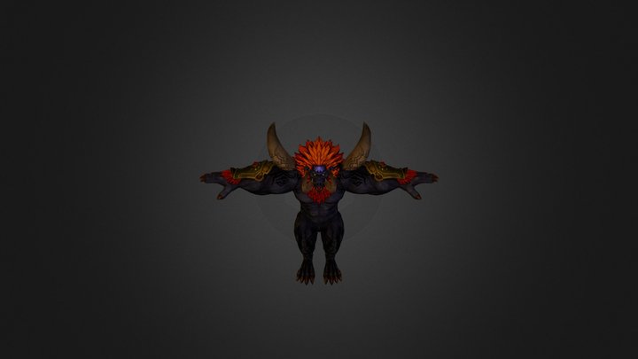 Wii U - Hyrule Warriors - Ganon 3D Model