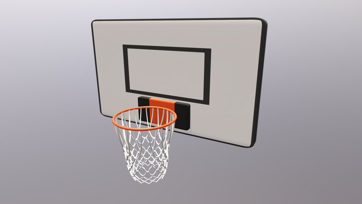 Basketball Hoop 3D Model