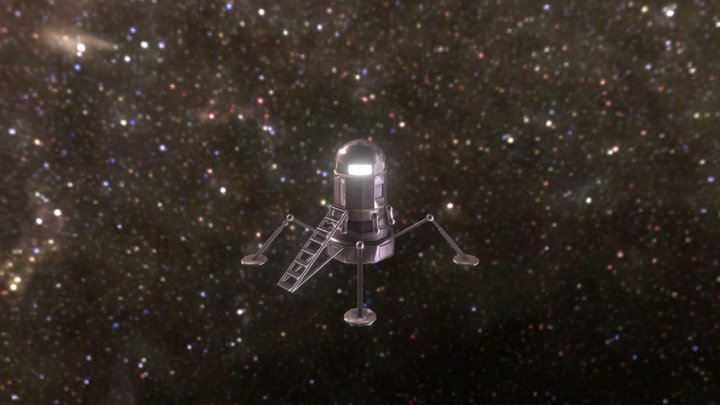 Lunar Lander 3D Model