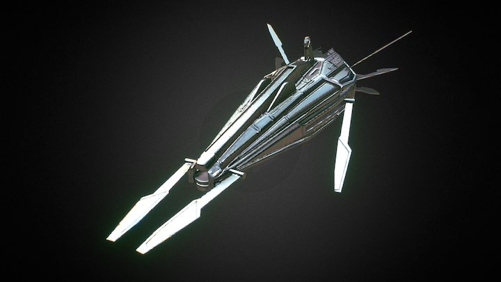 space yacht concept sketch 3D Model