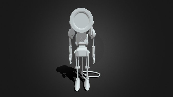 Lightman Robot 3D Model
