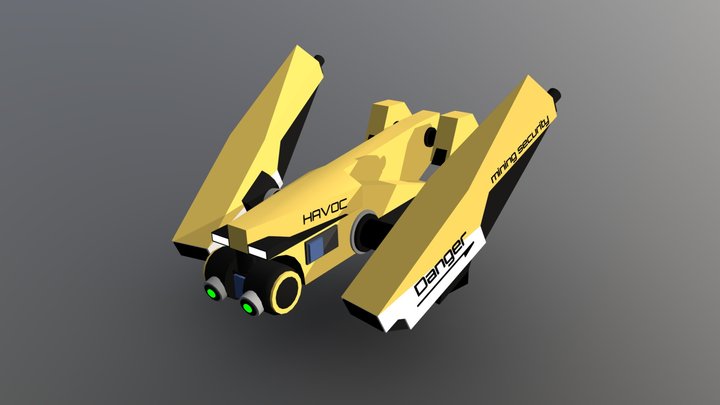 HAVOC - Support Drone 3D Model