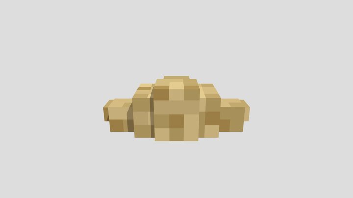 Croissant 3D Model