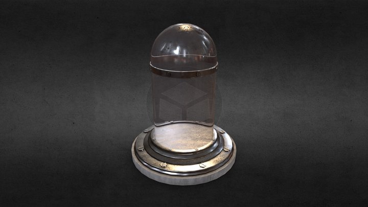 Mad scientist glass bell device - Asset
