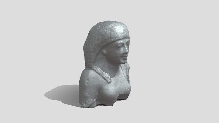 EgyptianPlasterBust 3D Model