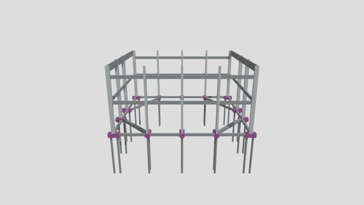 Galpão Industrial 3D Model