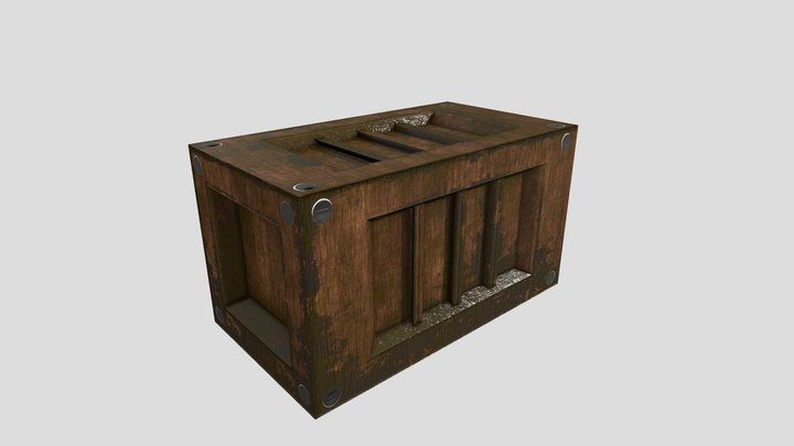Holzbox Substance Painter 3D Model