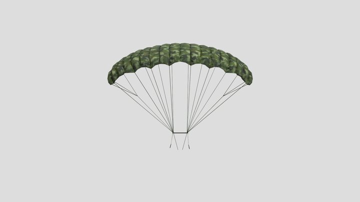 Parachute Free Fire 3D Model