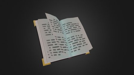 Book 3D Model