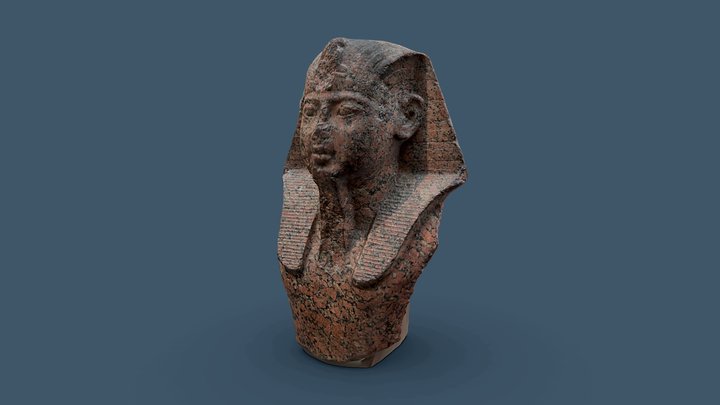 Head of a 19th Dynasty Pharaoh – Free 3D Model STL