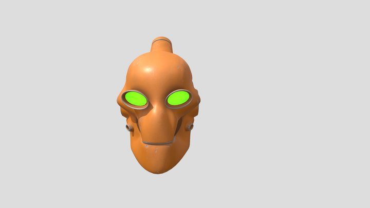 Robot Head - Invincible 3D Model