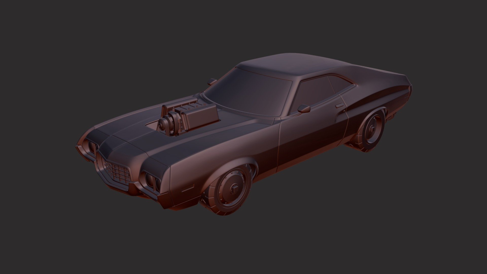 Torino 20000 High Poly Mesh