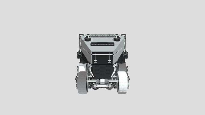 Sci-fi Rover-VO 3D Model
