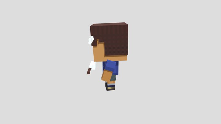 Tiny Jesse Waving 3D Model