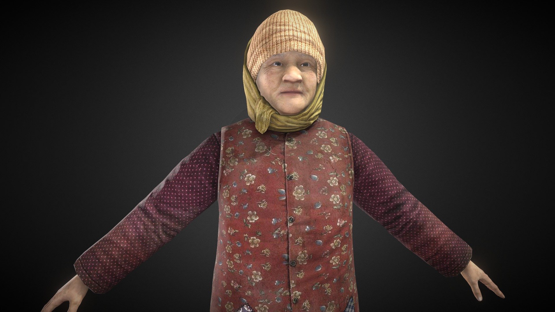 Homeless Woman - Buy Royalty Free 3D model by animod [91a9939 ...
