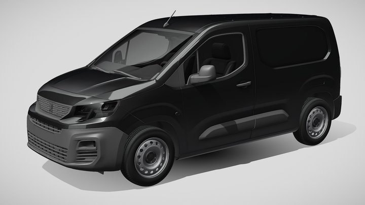 Peugeot Partner Van SWB 2021 3D Model