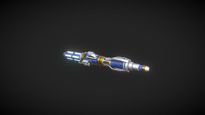 The 12th Doctors Sonic Screwdriver 3D Model