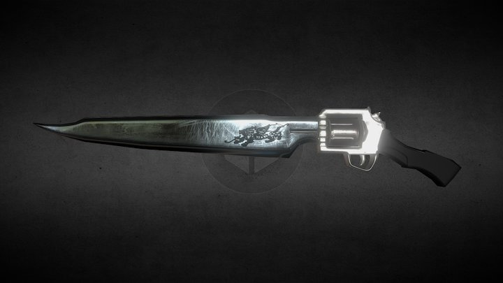 Gun Blade 3D Model
