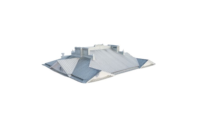 Manor Roof 3D Model