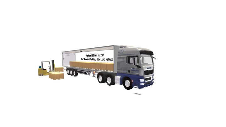 Hammond Transport - Euro Liner 3D Model