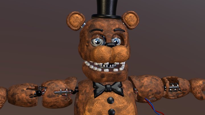 UFMP Withered Freddy 3D Model