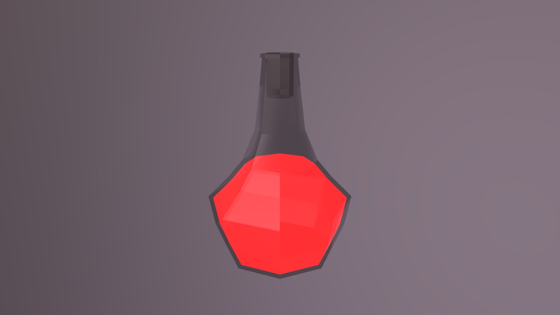 Low poly Potion WIP