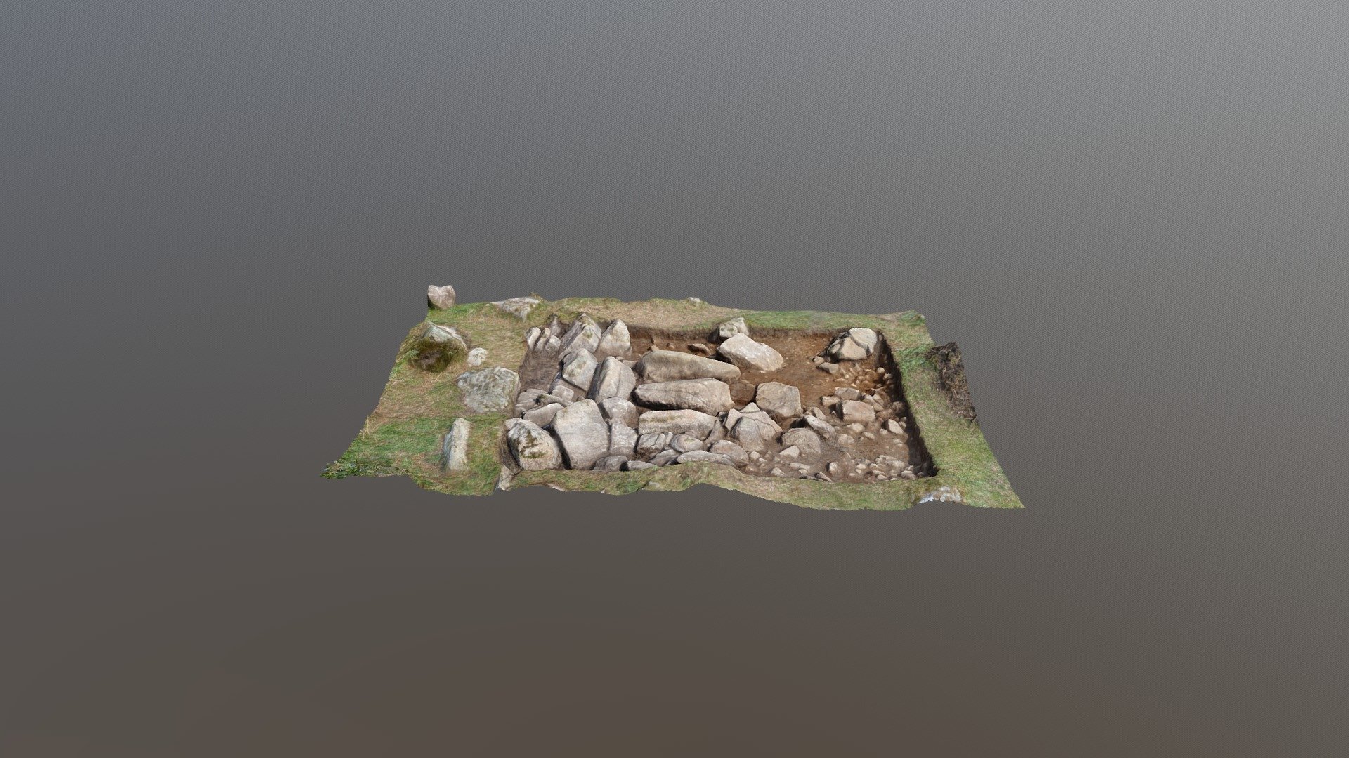 Llys Dorfil Trench 1