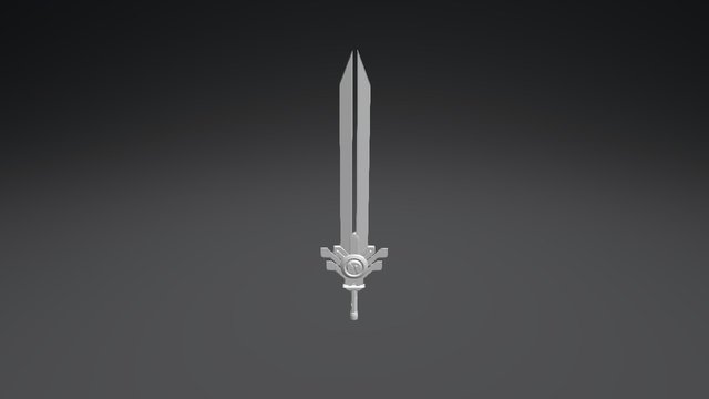 Sci fi combat sword 3D Model