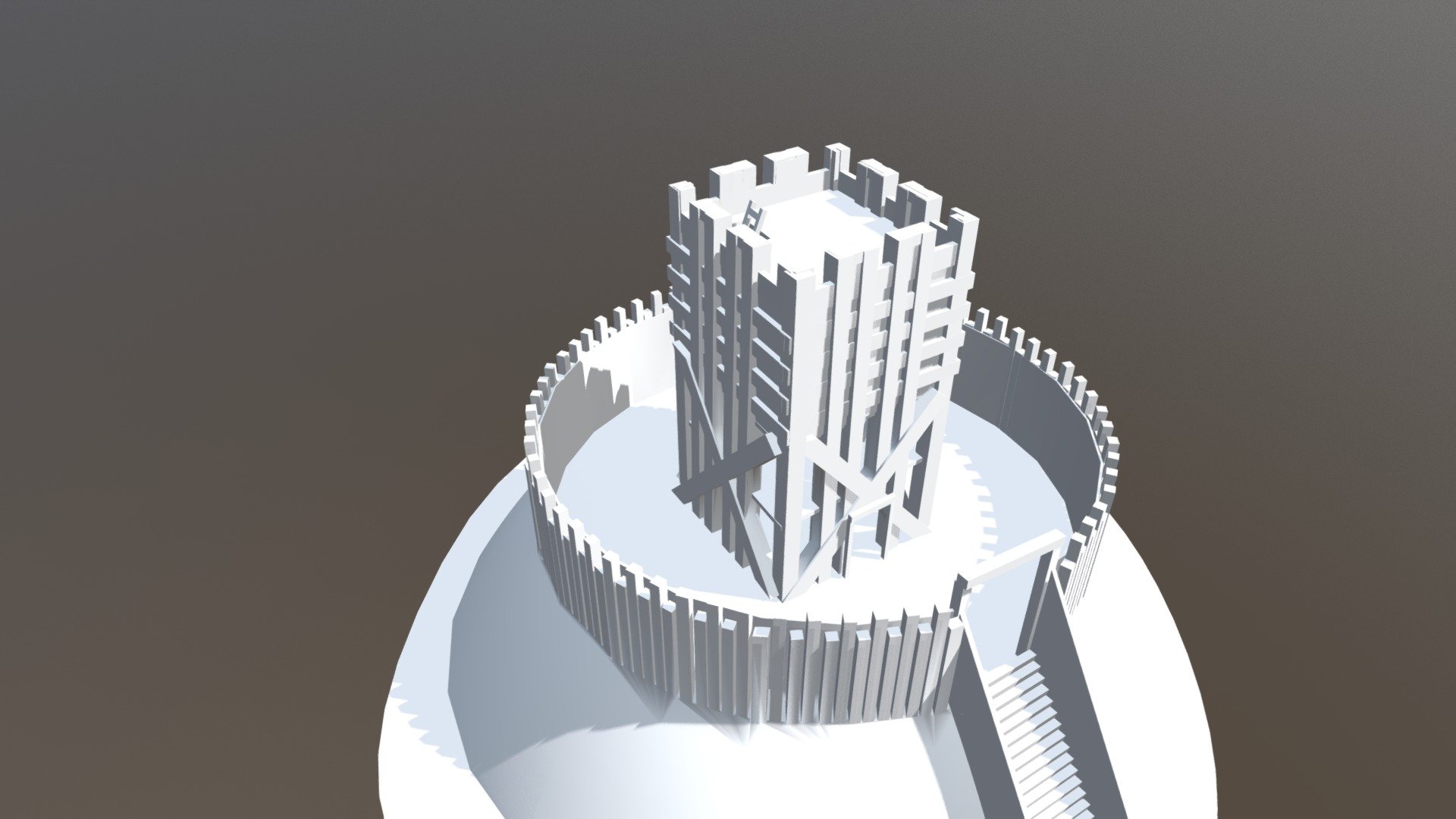 Bramber Castle (Tinkercad)