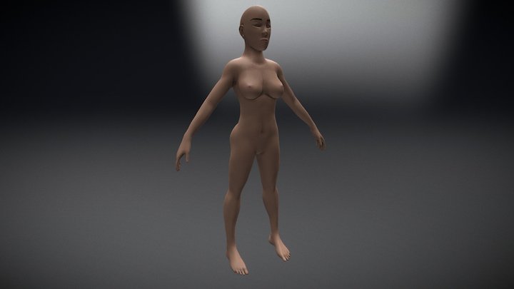 Female_Textured 3D Model