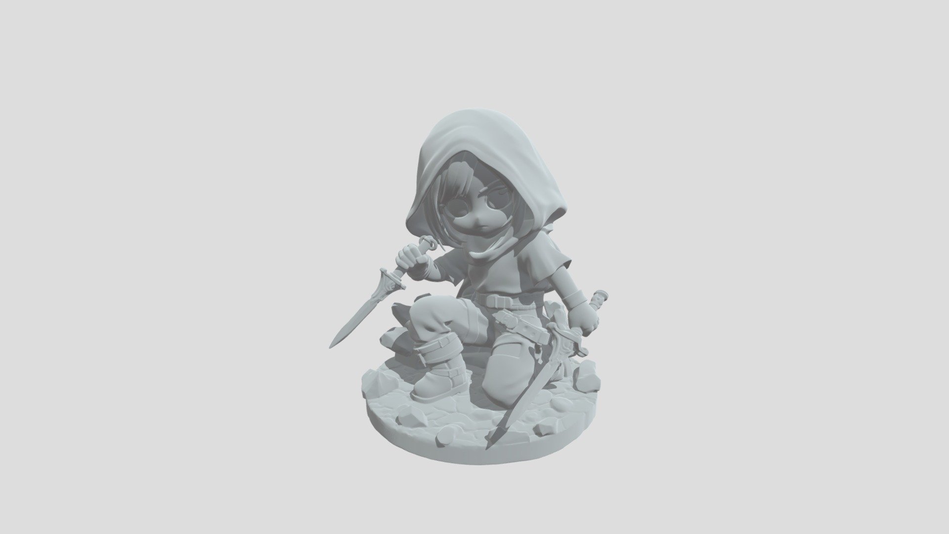 Chibi Rogue - 3D model by trevix7 [91ad83a] - Sketchfab