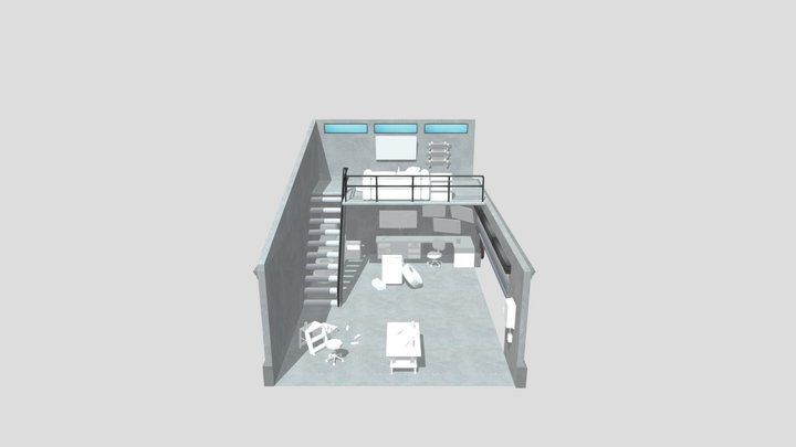 Studio Garage 3D Model