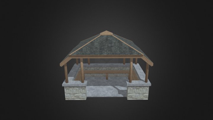 Large Gazebo 3D Model