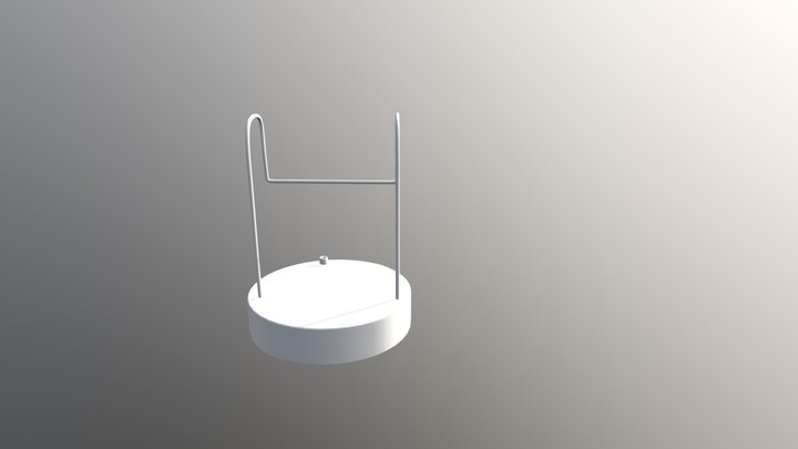 Wire and Bead Toy 3D Model