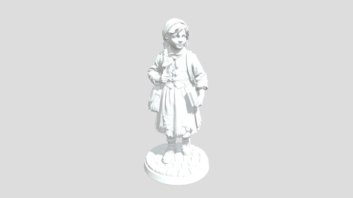 The Little Wayfarer – Vintage Girl Figurine