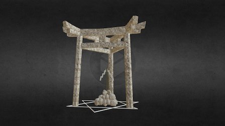 Mihashira Torii(Kyoto Japan) 3D Model