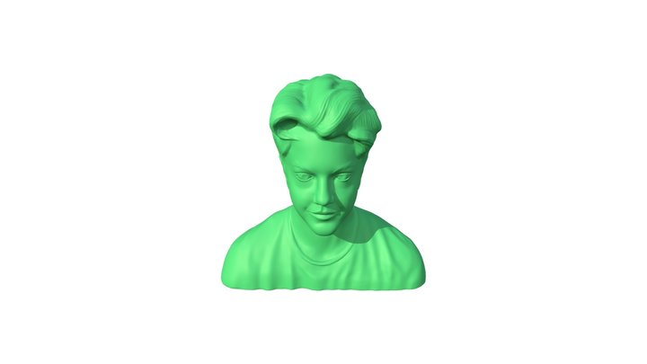 Felix Büste mit digitaler Nachbearbeitung 3D Model