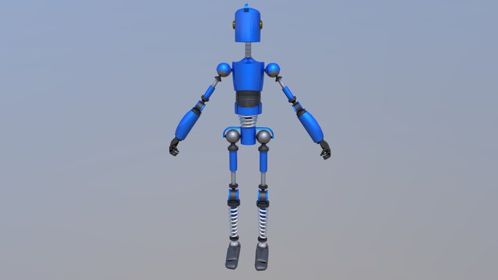 Robot Dylan 3D Model
