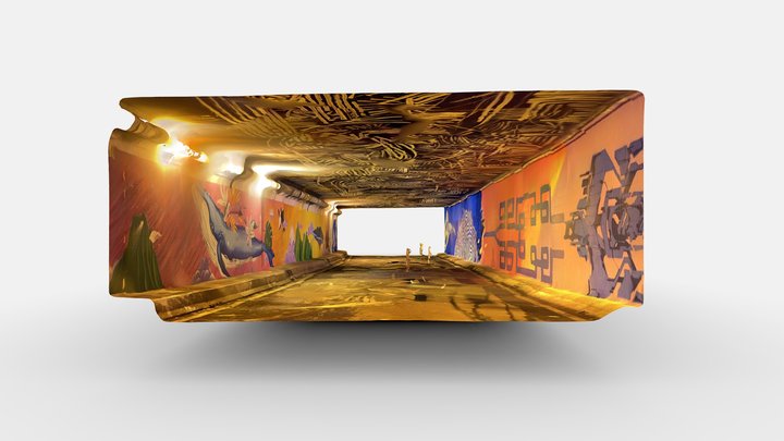 Tunnel "Paris Plages - Papeete" SARAH VIAULT 3D Model